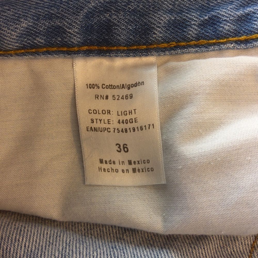 George blue light Stone wash five pocket shorts - Picture 10 of 10